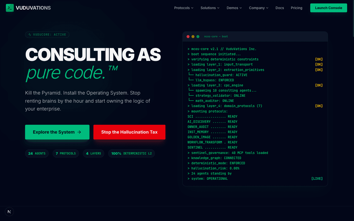 VuduVations homepage
